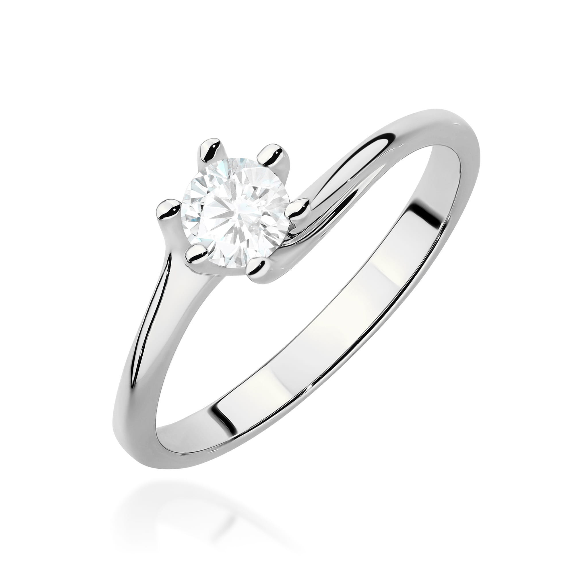 Pierścionek W0423 Diament Laboratoryjny 0