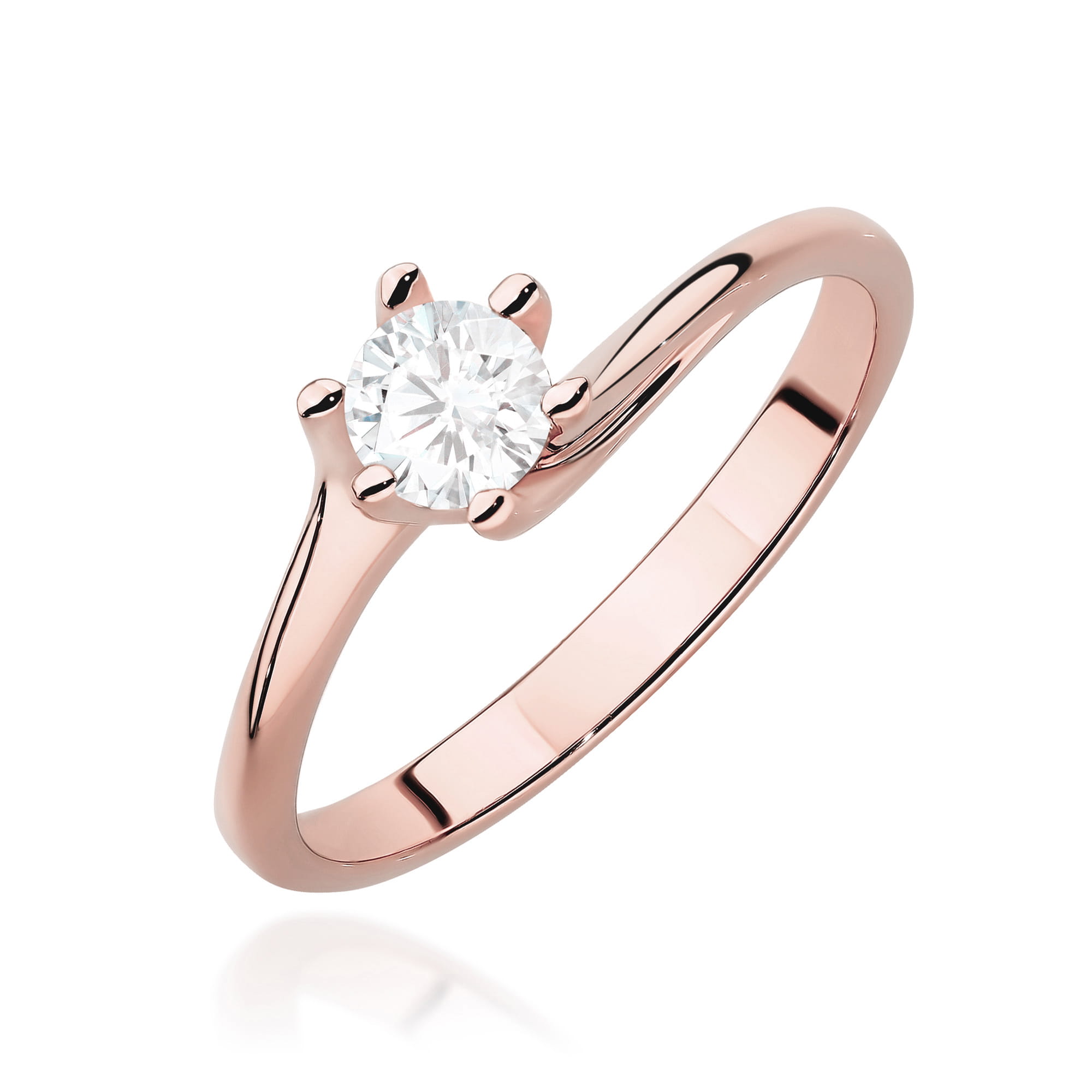 Pierścionek W0423 Diament Laboratoryjny 0