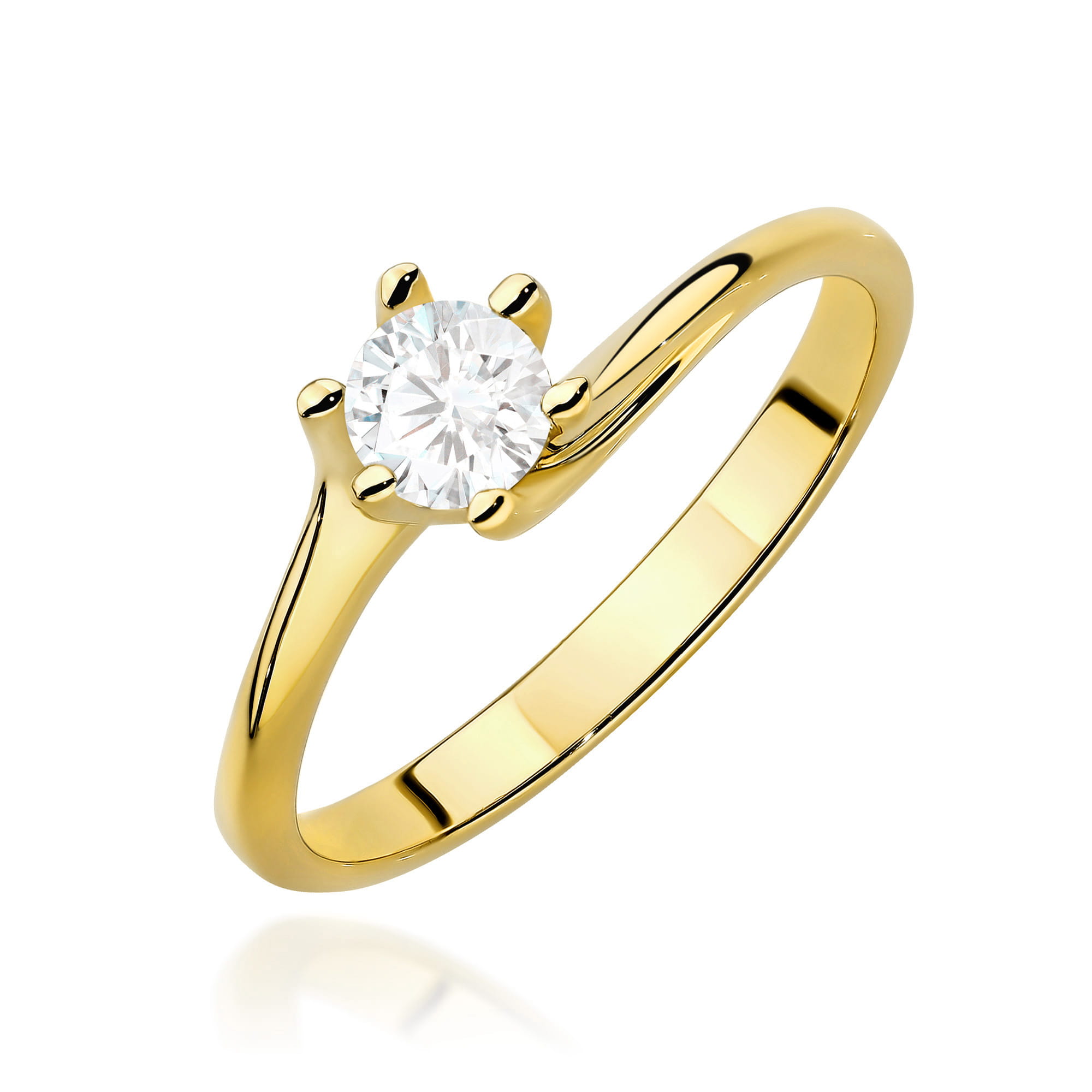 Pierścionek W0423 Diament Laboratoryjny 0