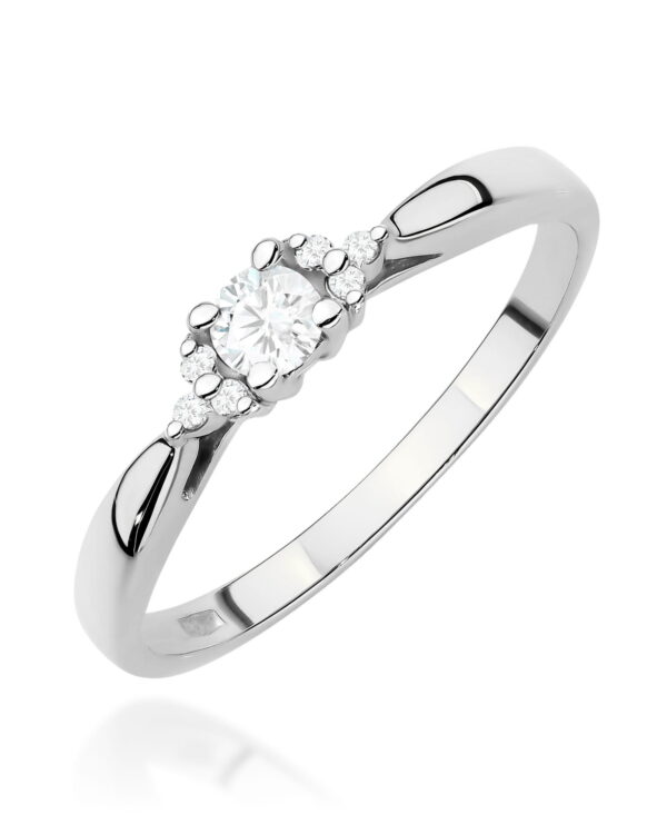 Pierścionek W0428 Diament Laboratoryjny 0