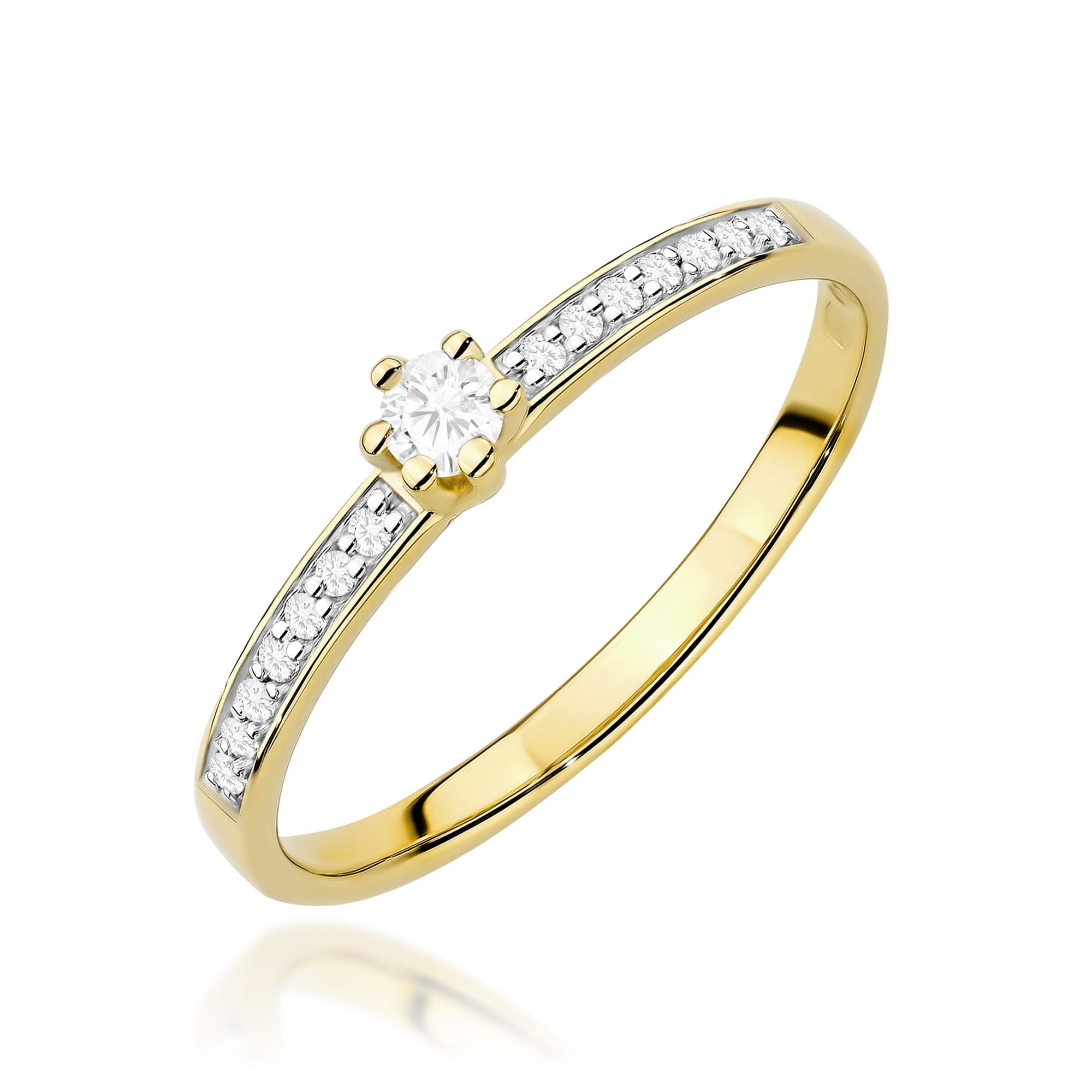 Pierścionek W0459 Diament Laboratoryjny 0
