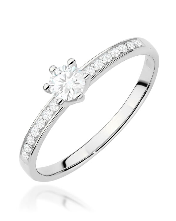 Pierścionek W0459 Diament Laboratoryjny 0