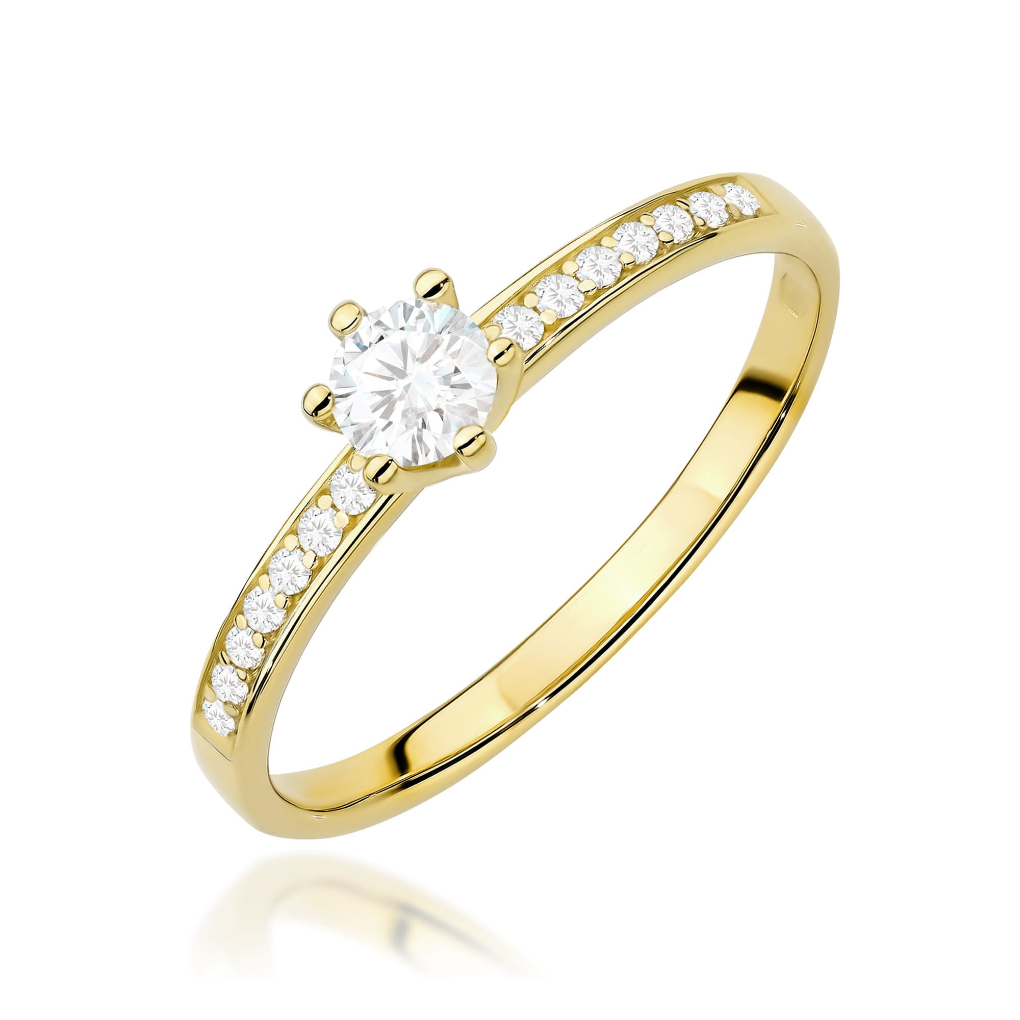 Pierścionek W0459 Diament Laboratoryjny 0
