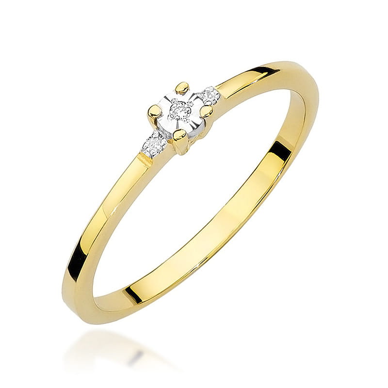 Pierścionek W0464 Diament 0