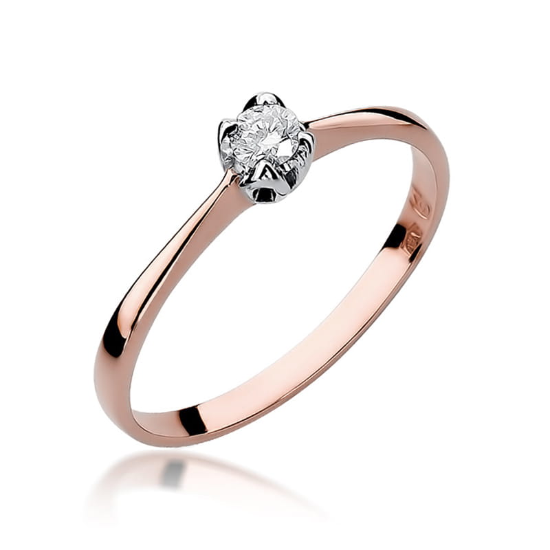 Pierścionek W047 Diament 0