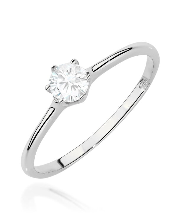 Pierścionek W0499 Diament Laboratoryjny 0