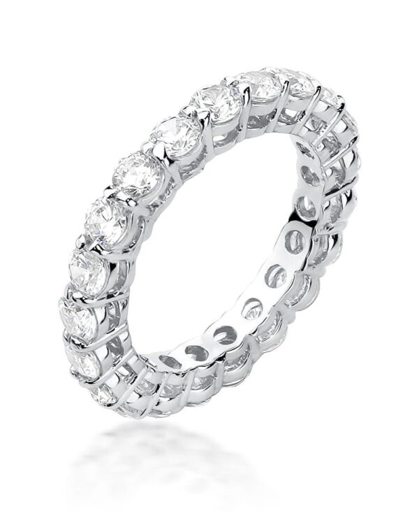 Pierścionek W0519 z diamentami białe złoto Jubiler Kraków BigDIAMOND