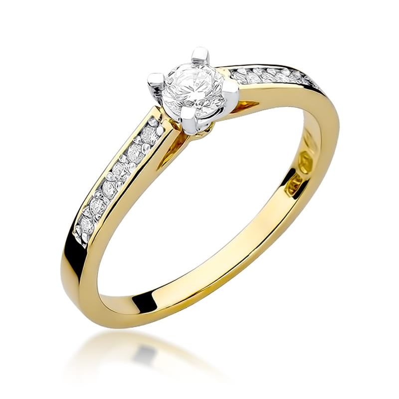 Pierścionek W052 Diament 0