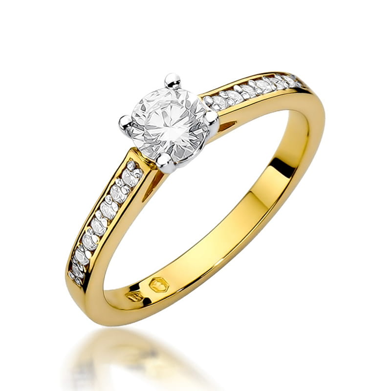 Pierścionek W052 Diament 0