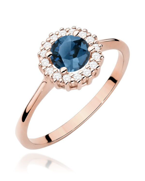 Pierścionek W0572 Topaz London Blue 0