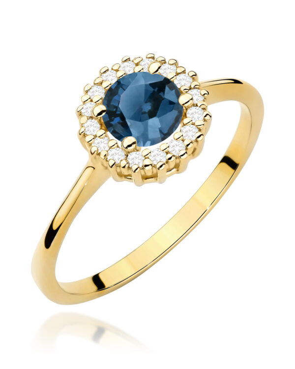 Pierścionek W0572 Topaz London Blue 0