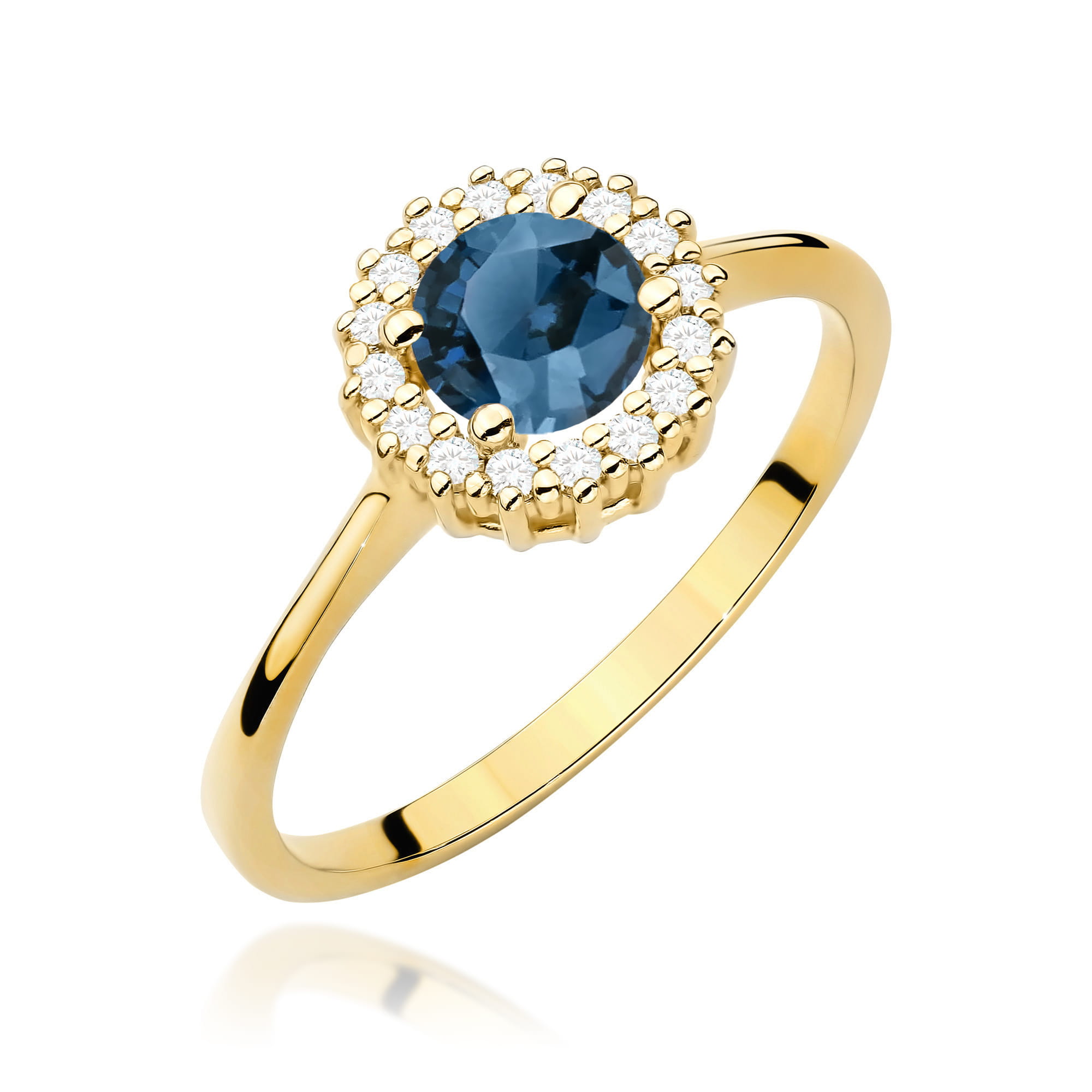 Pierścionek W0572 Topaz London Blue 0