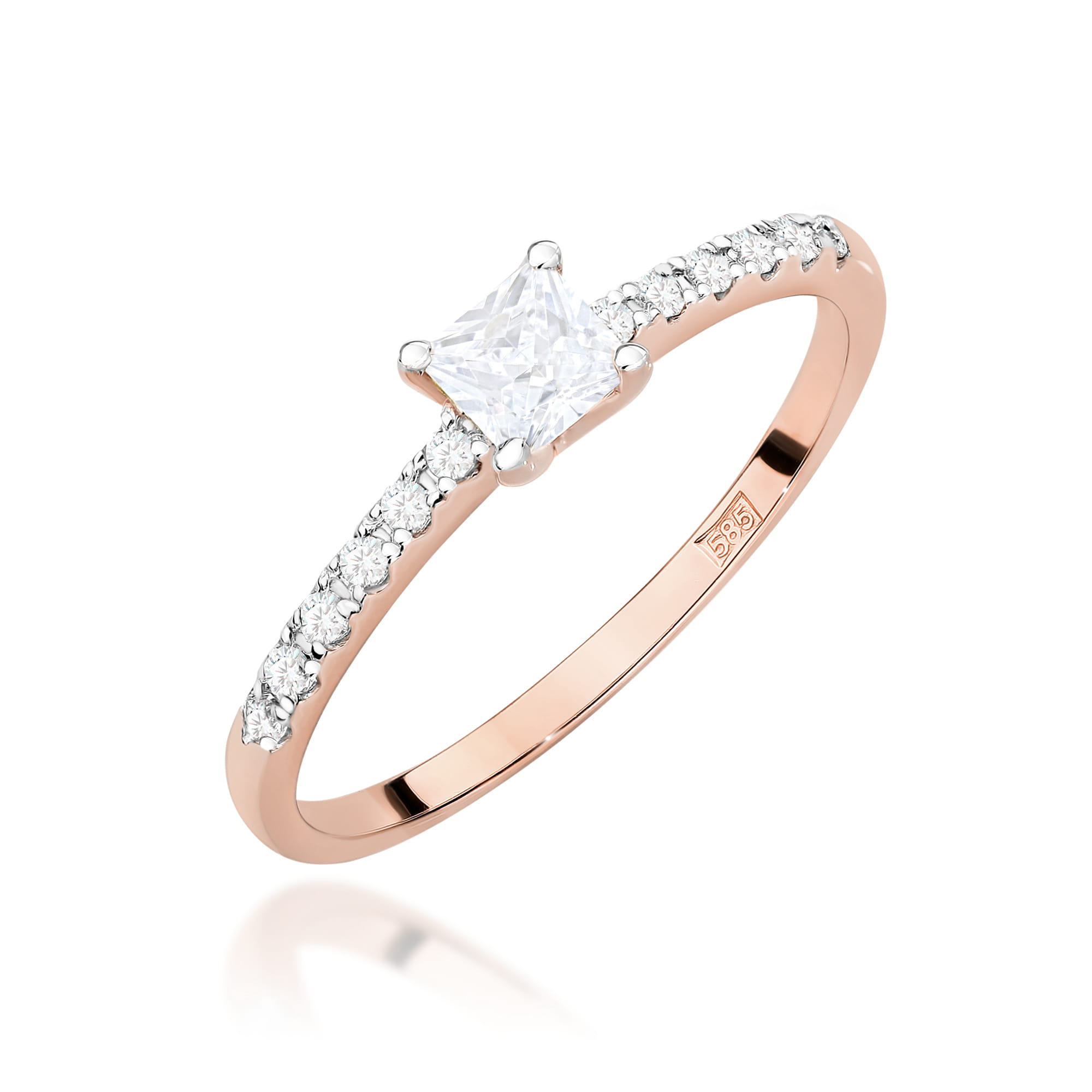 Pierścionek W0589 Diament 0