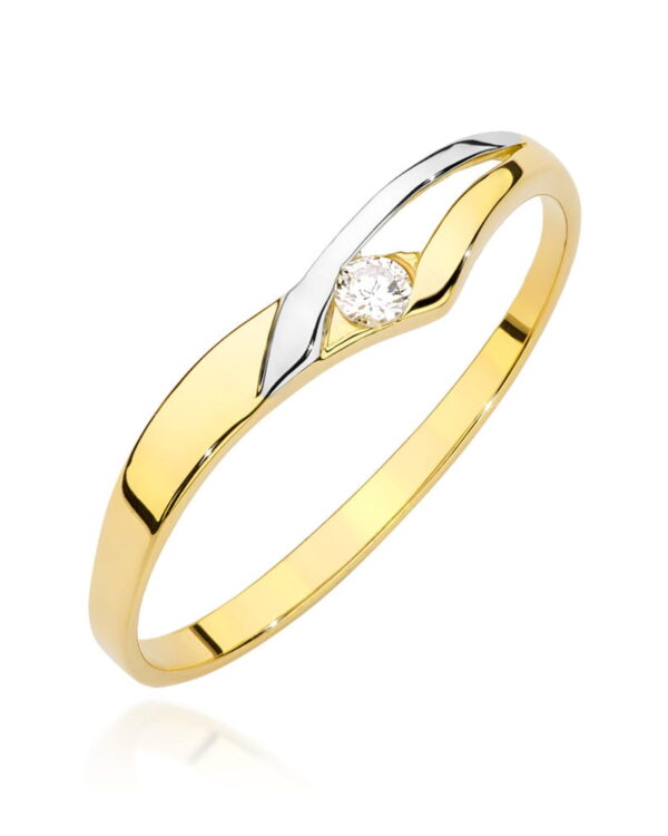 Pierścionek W0609 Diament 0