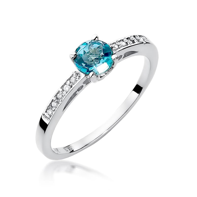 Pierścionek W066 Topaz 0