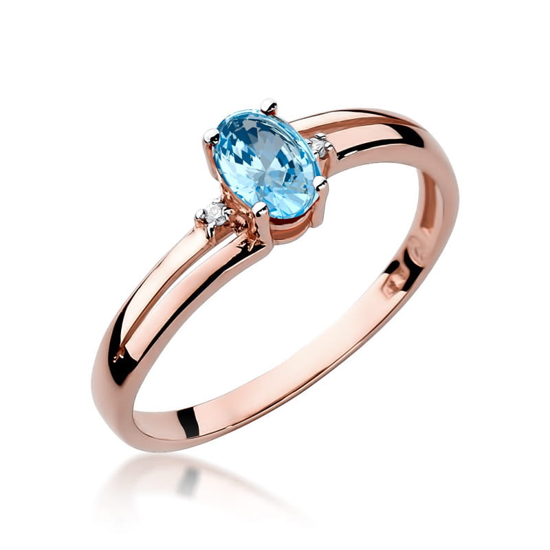 Pierścionek W068 Topaz 0