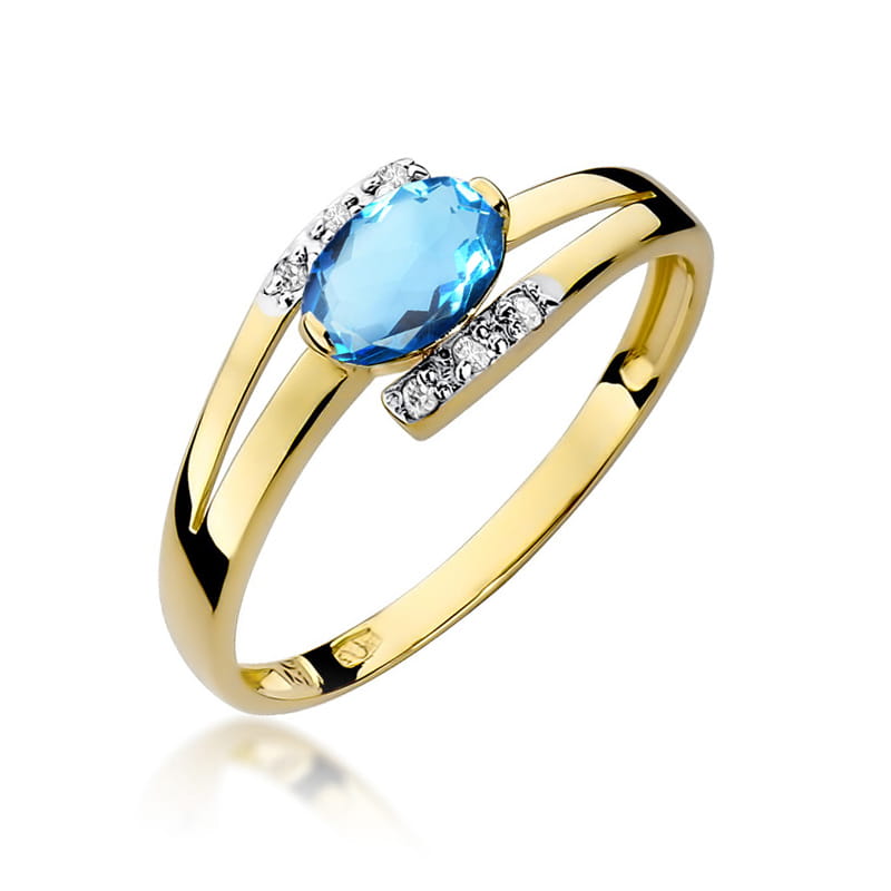 Pierścionek W119 Topaz 0