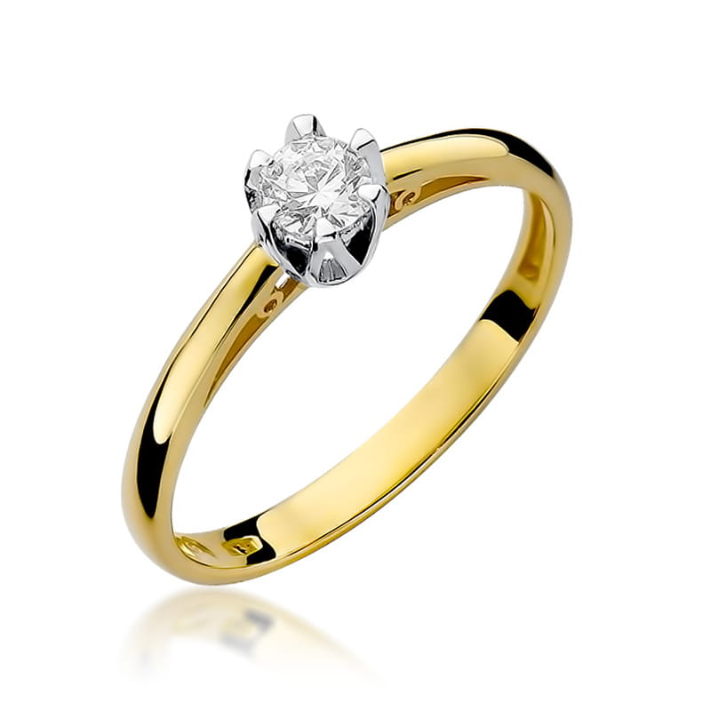 Pierścionek W133 Diament 0