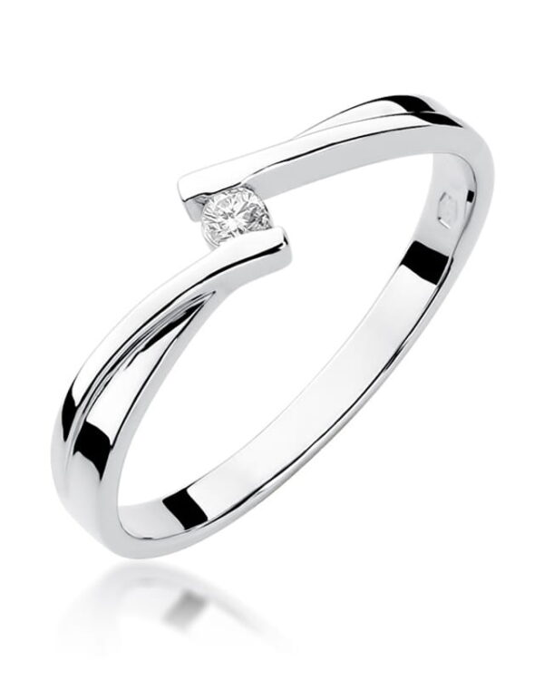 Pierścionek W137 Diament 0