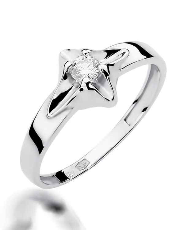 Pierścionek W155 Diament 0