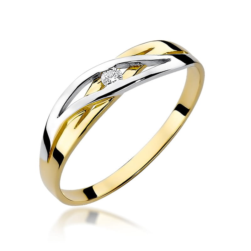 Pierścionek W156 Diament 0