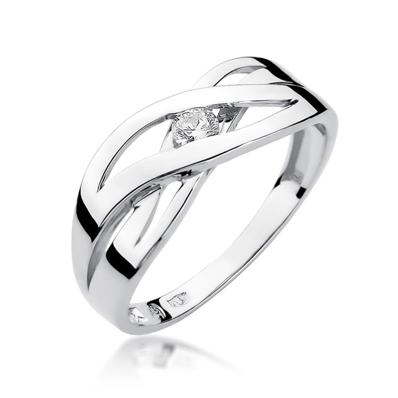 Pierścionek W156 Diament 0