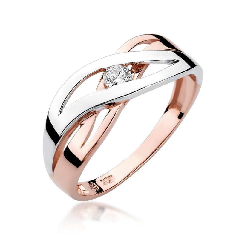Pierścionek W156 Diament 0