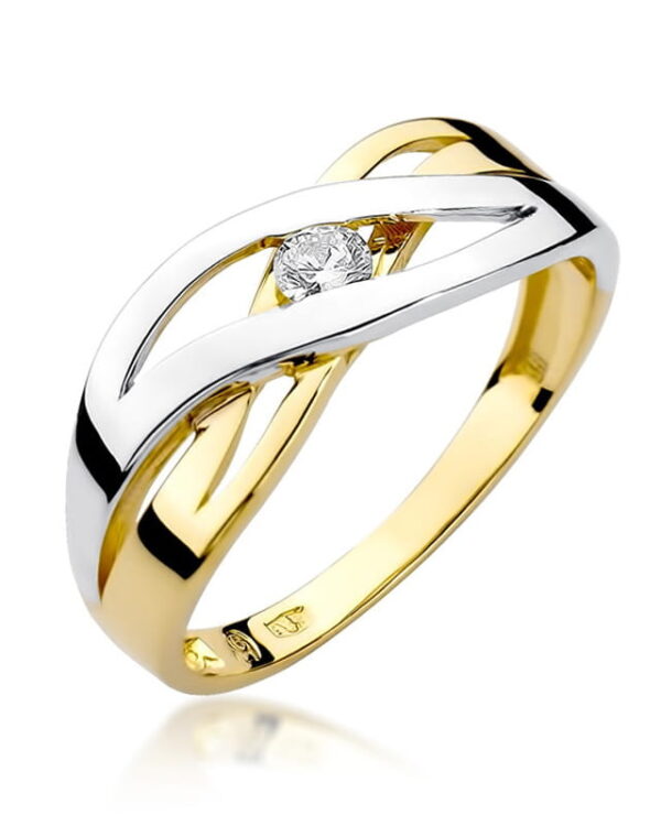 Pierścionek W156 Diament 0