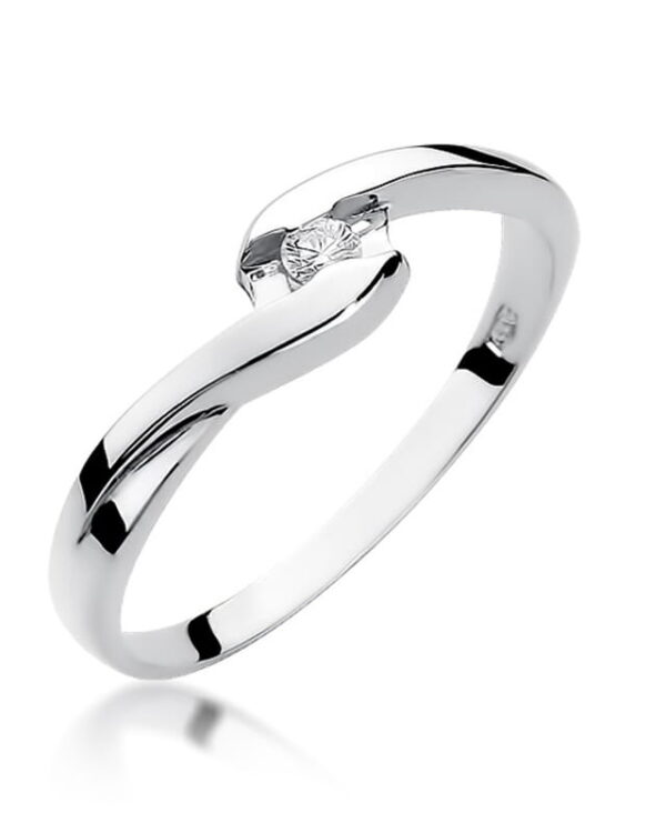 Pierścionek W158 Diament 0