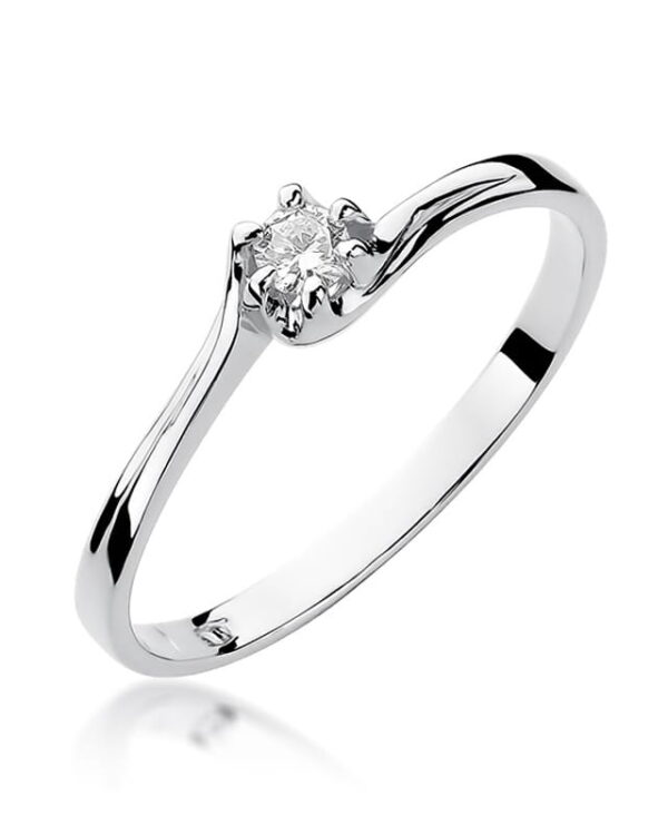 Pierścionek W163 Diament 0