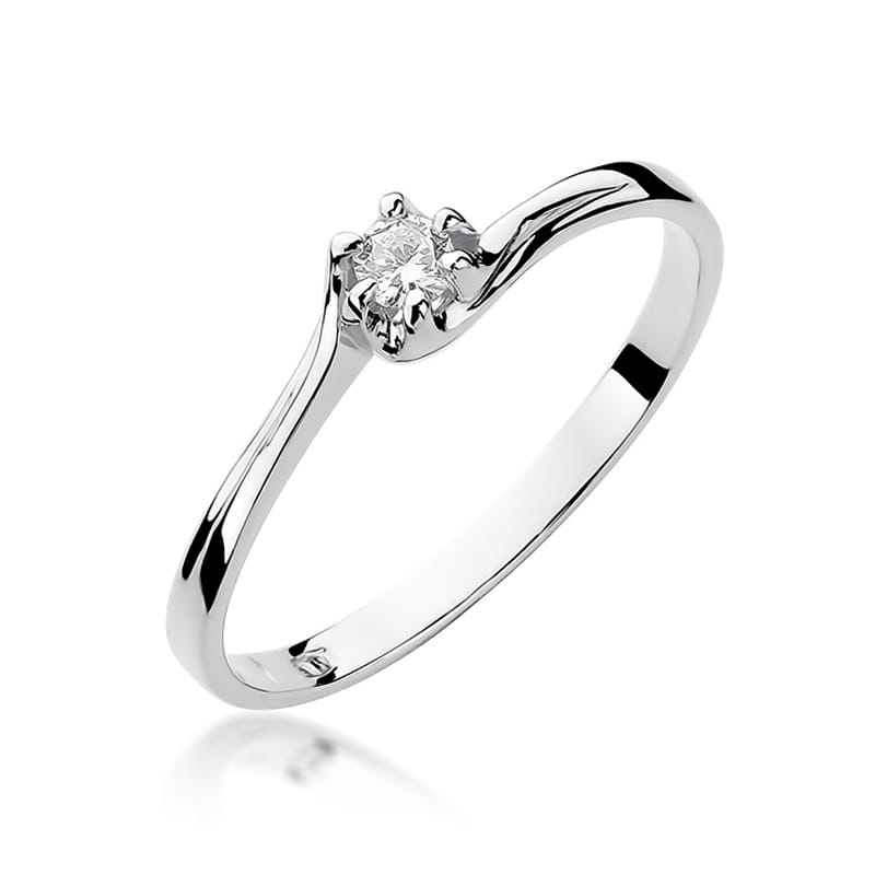 Pierścionek W163 Diament 0