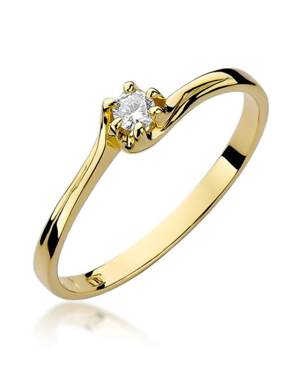 Pierścionek W163 Diament 0