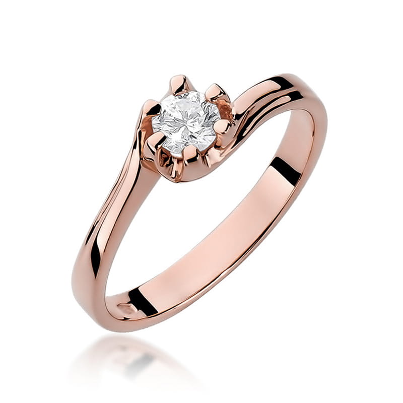 Pierścionek W163 Diament 0