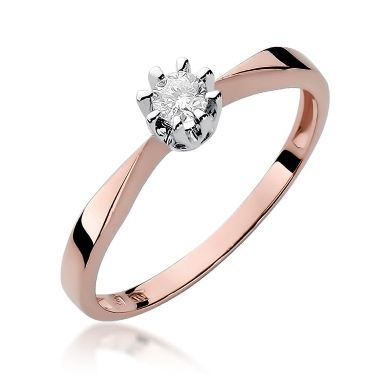 Pierścionek W173 Diament 0