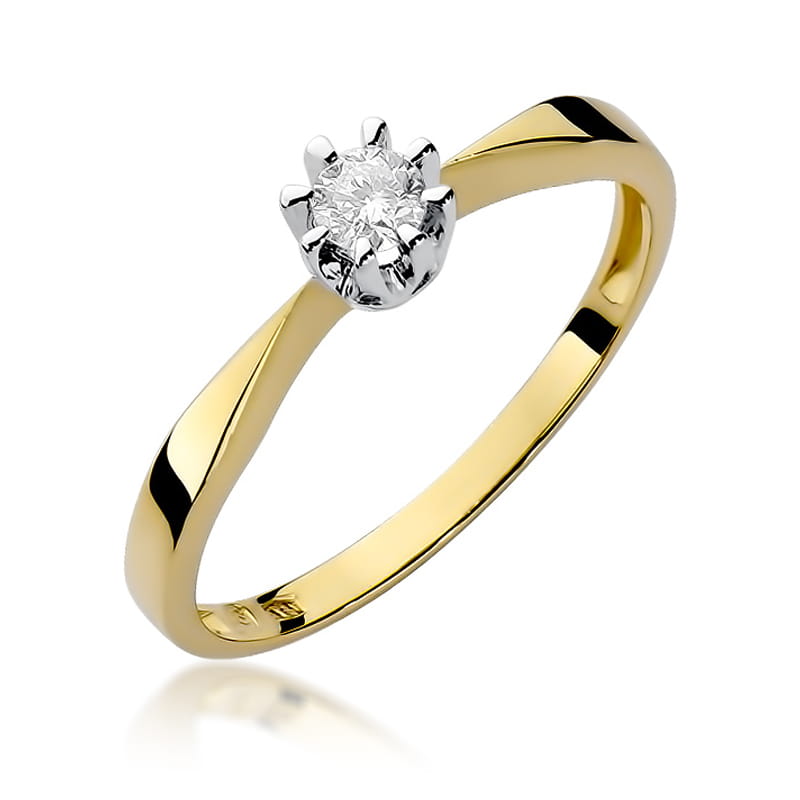 Pierścionek W173 Diament 0