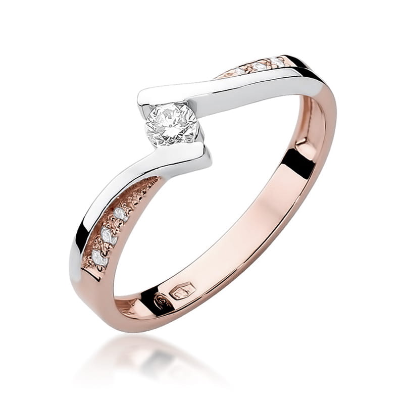 Pierścionek W177 Diament 0
