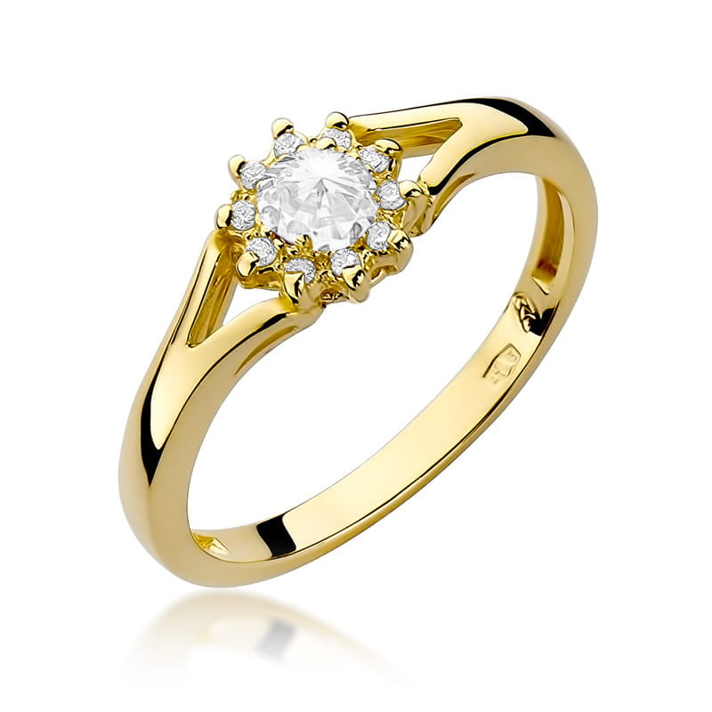 Pierścionek W185 Diament 0