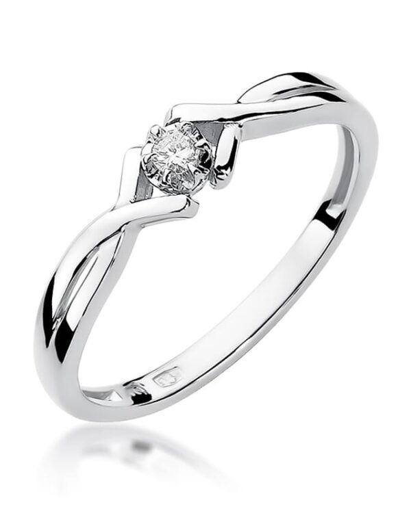 Pierścionek W190 Diament 0