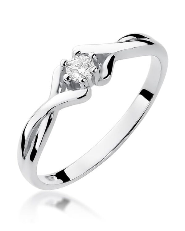 Pierścionek W190B Diament 0
