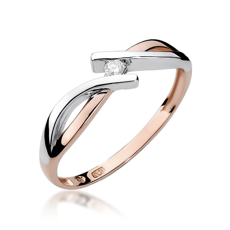 Pierścionek W191 Diament 0