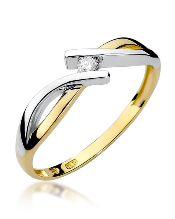 Pierścionek W191 Diament 0