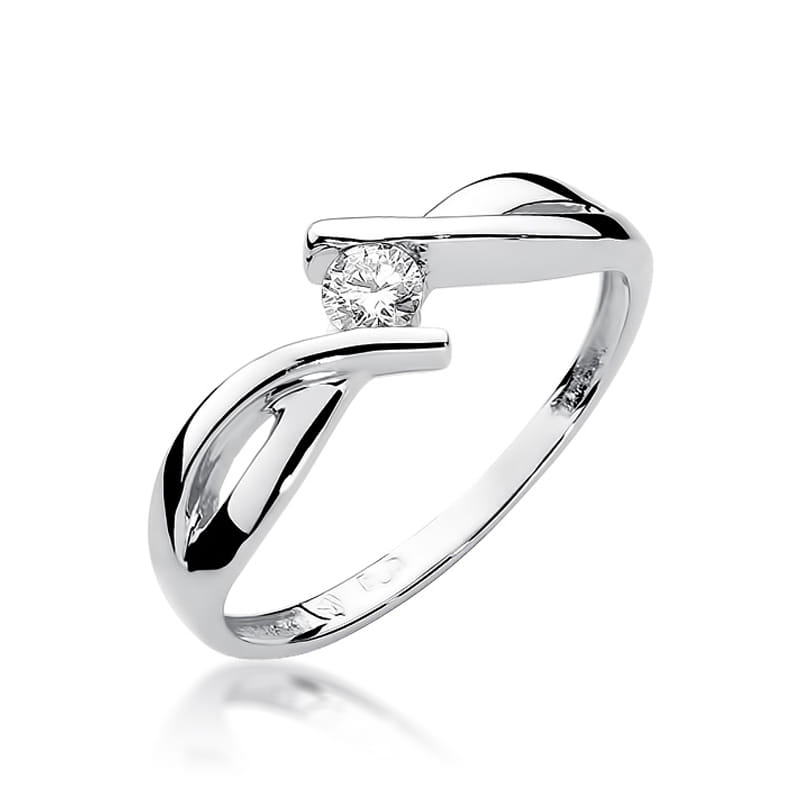 Pierścionek W191B Diament 0