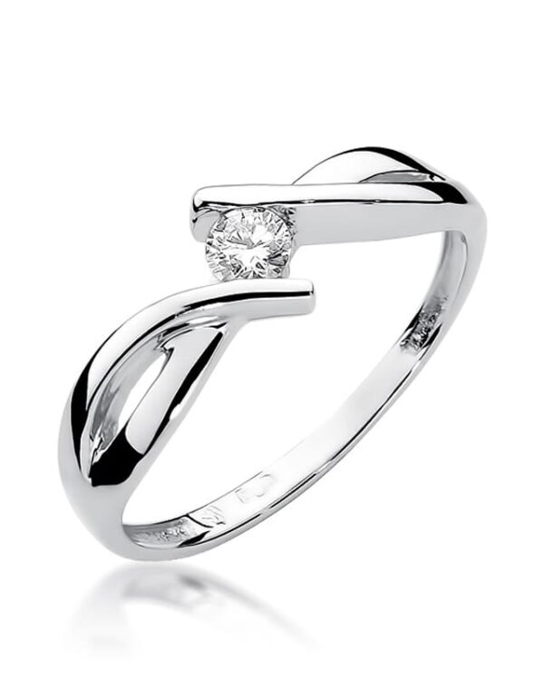 Pierścionek W191B Diament 0