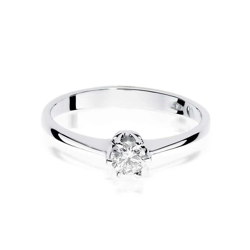 Pierścionek Diament 0,20ct białe złoto 3 20ct białe złoto Jubiler Kraków BigDIAMOND
