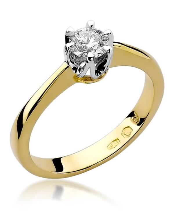 Pierścionek W220B Diament 0