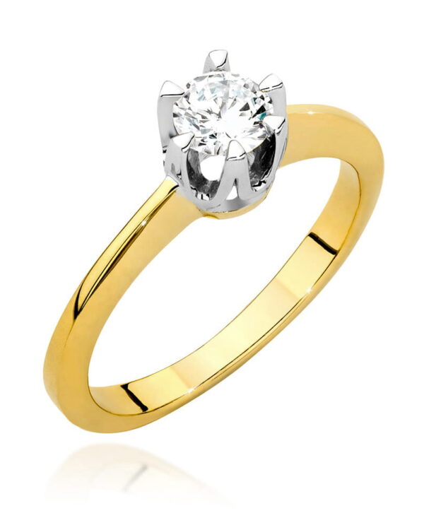 Pierścionek W220B Diament 0