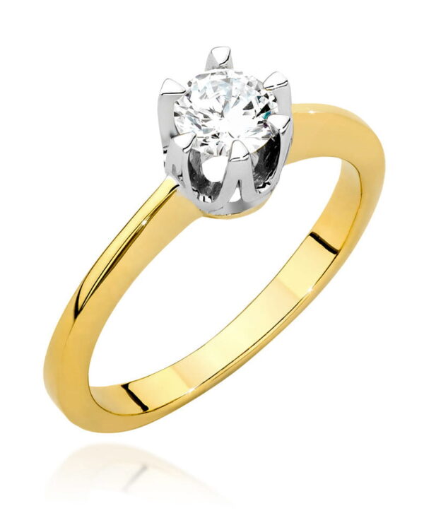 Pierścionek W220B Diament 0