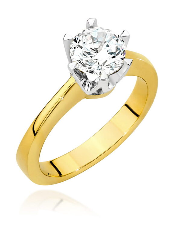 Pierścionek W220B Diament 0