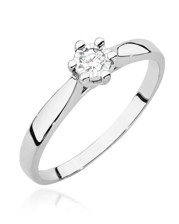 Pierścionek W222BT Diament 0