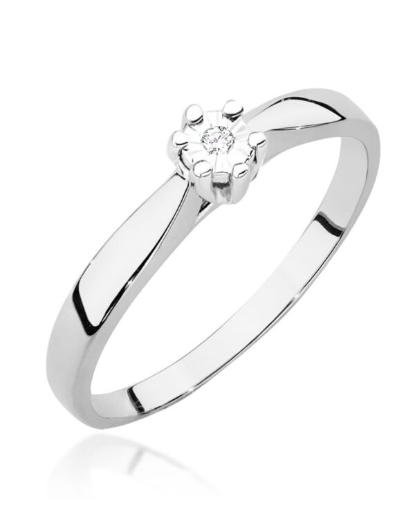 Pierścionek W222T Diament 0